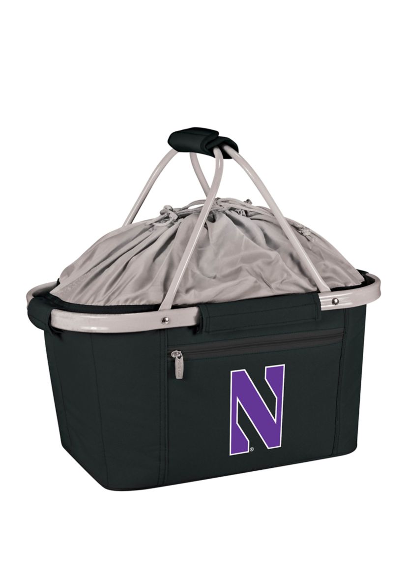 NCAA Northwestern Wildcats Metro Basket Collapsible Cooler Tote
