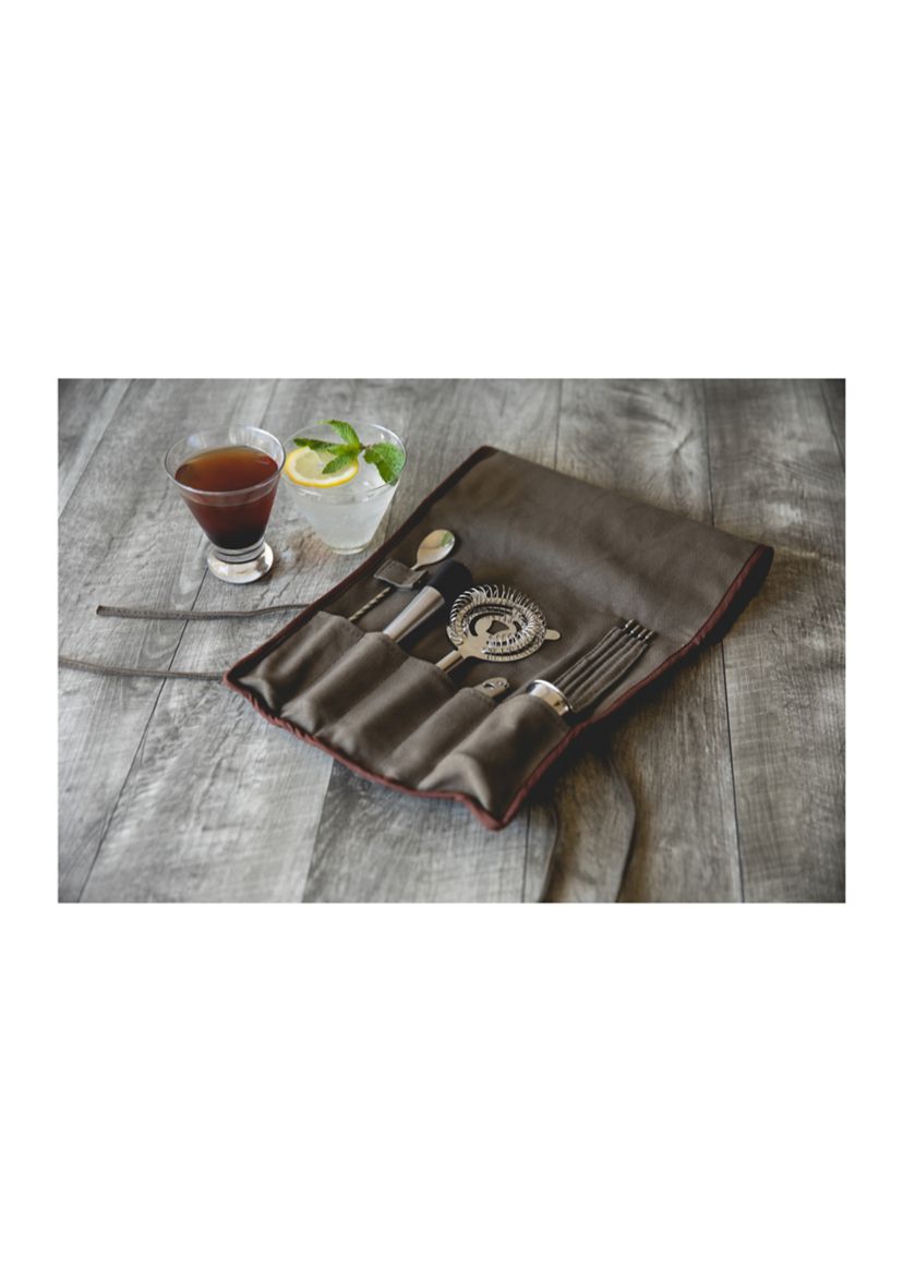 Bar Tool Roll Up Kit - 10 Piece Set