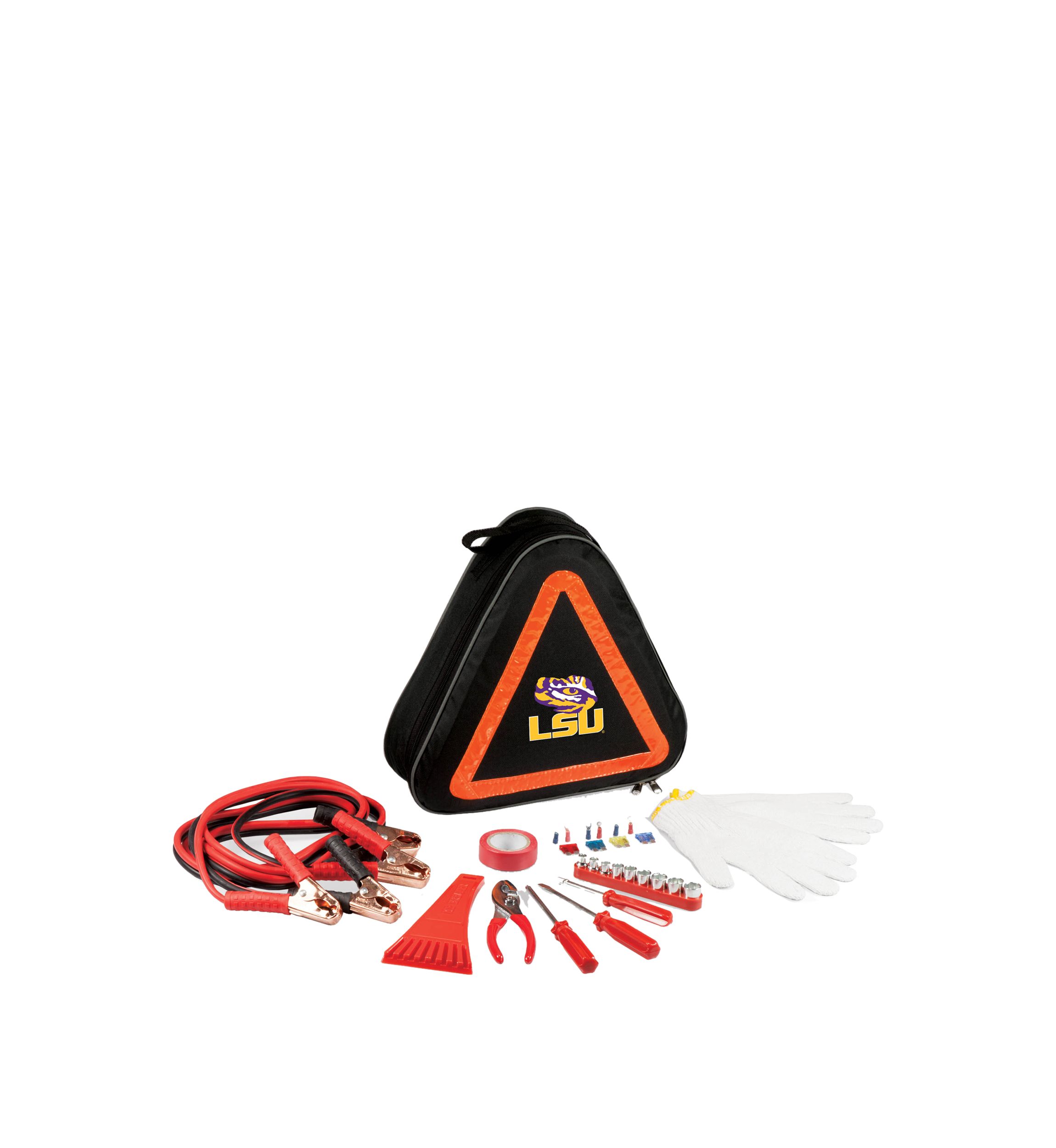 NCAA LSU Tigers Roadside Emergency Car Kit