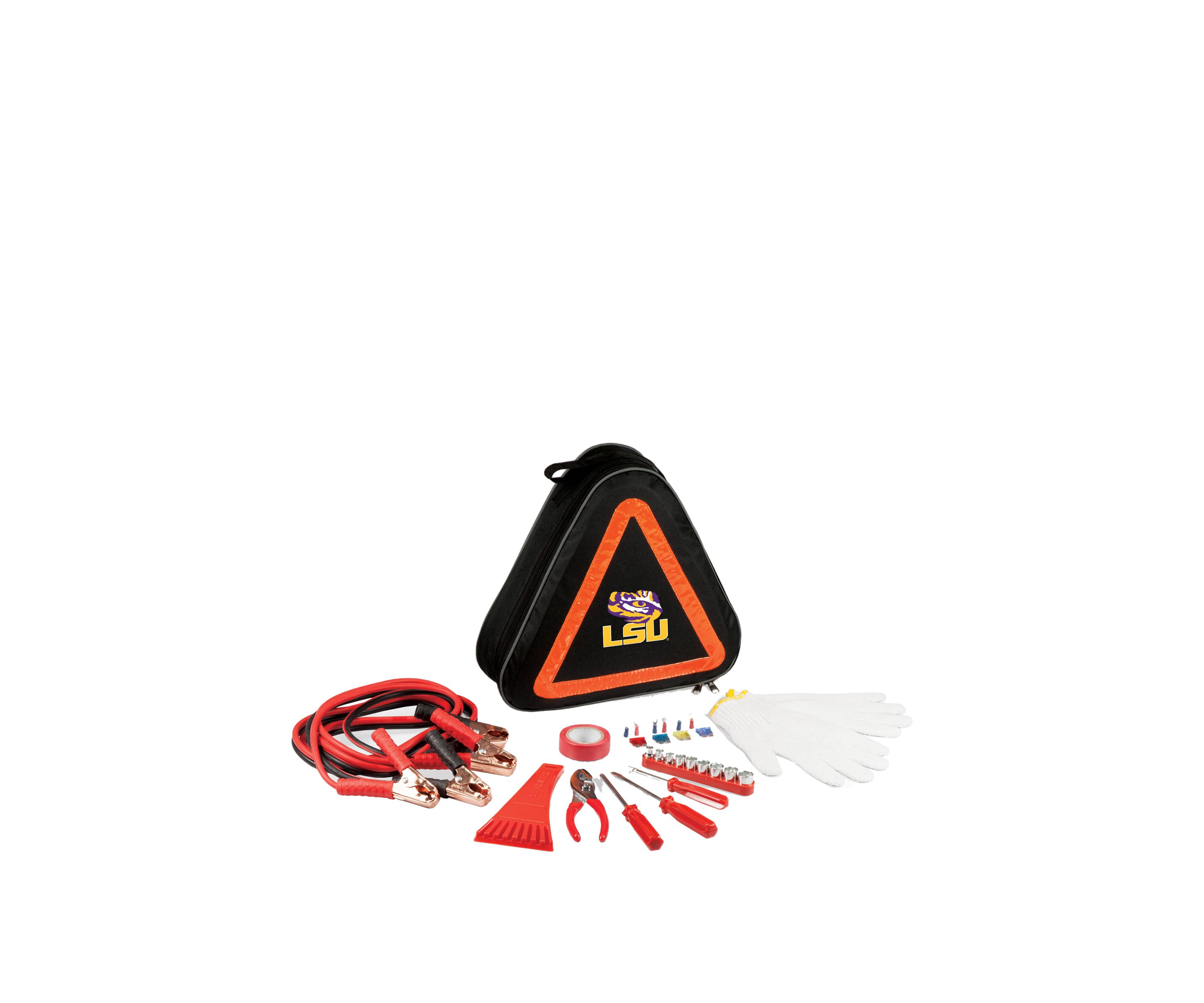 NCAA LSU Tigers Roadside Emergency Car Kit