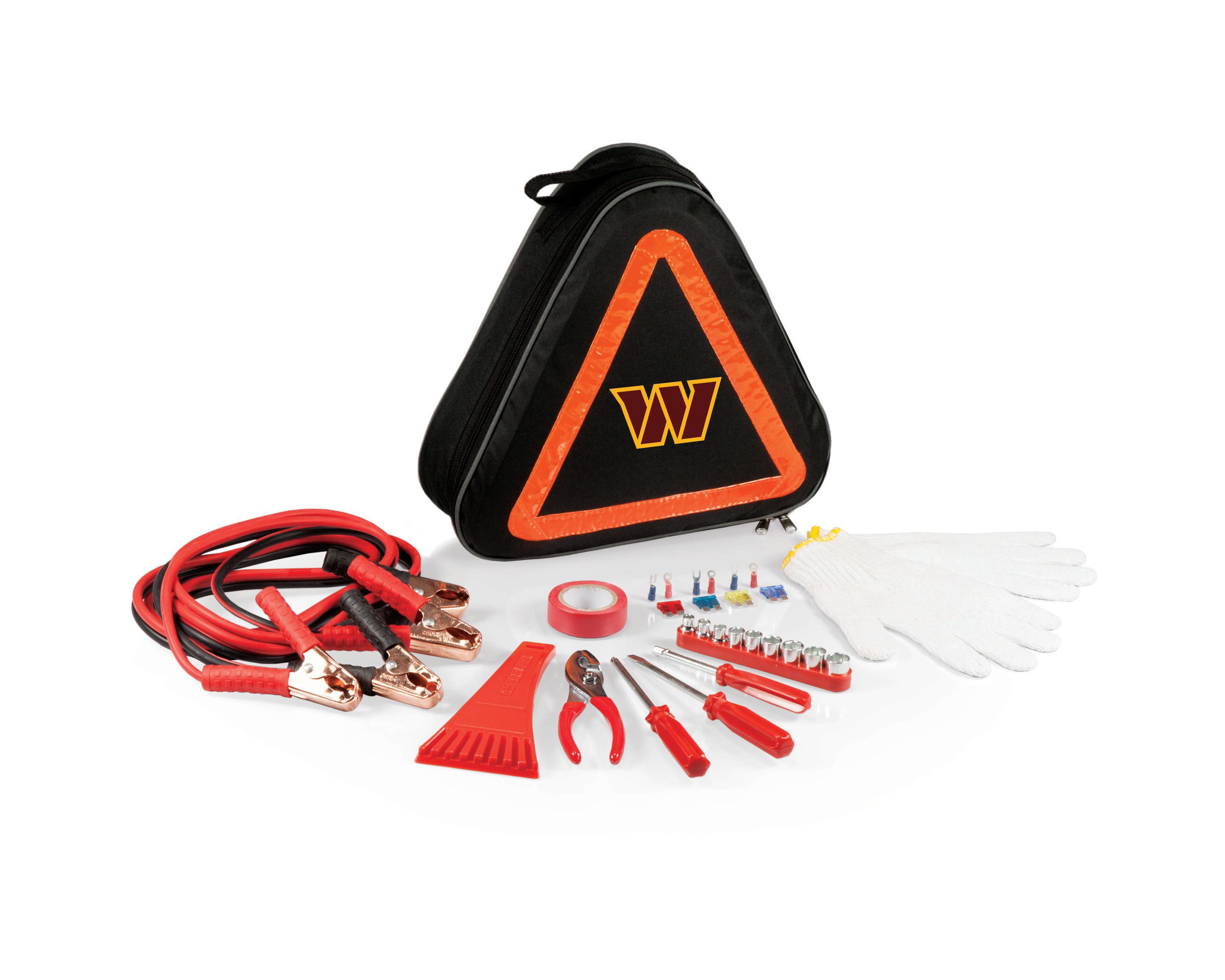 NFL Washington Commanders Roadside Emergency Car Kit