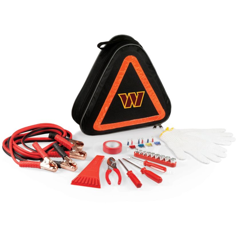 NFL Washington Commanders Roadside Emergency Car Kit
