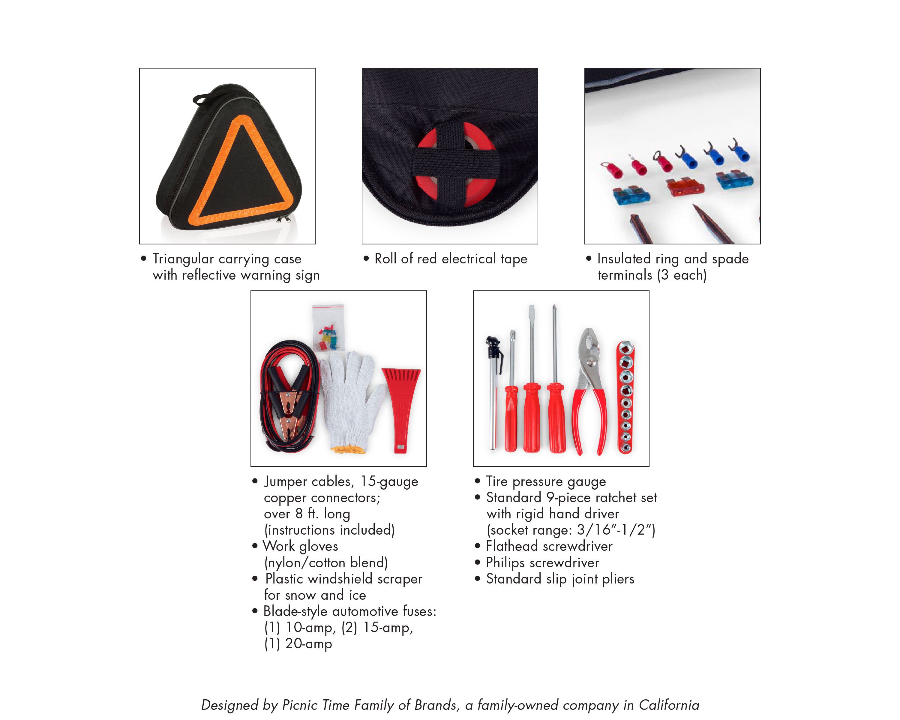 NCAA Stanford Cardinals Stanford Cardinal Roadside Emergency Car Kit