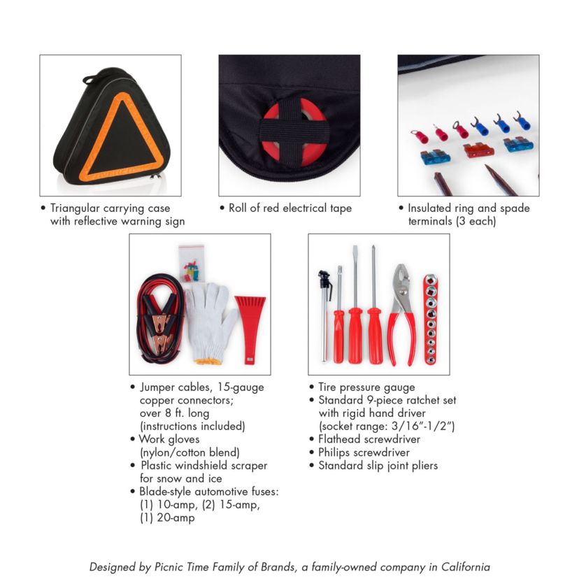 NCAA Stanford Cardinals Stanford Cardinal Roadside Emergency Car Kit
