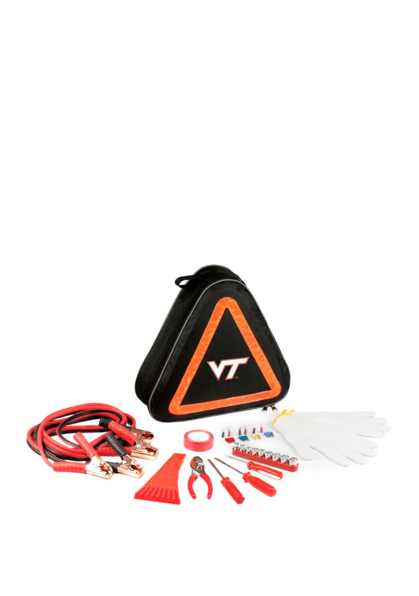 NCAA Virginia Tech Hokies Roadside Emergency Car Kit