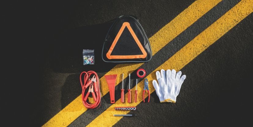 NCAA Cornell Big Red Roadside Emergency Car Kit