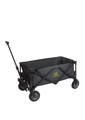 Oniva NCAA Oregon Ducks Adventure Wagon Portable Utility Wagon, Grey