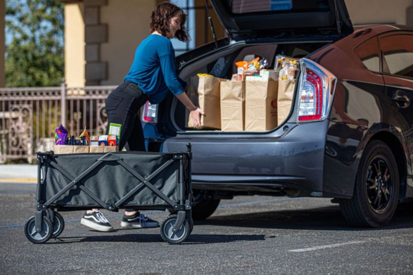 NCAA Rhode Island Rams Adventure Wagon Portable Utility Wagon
