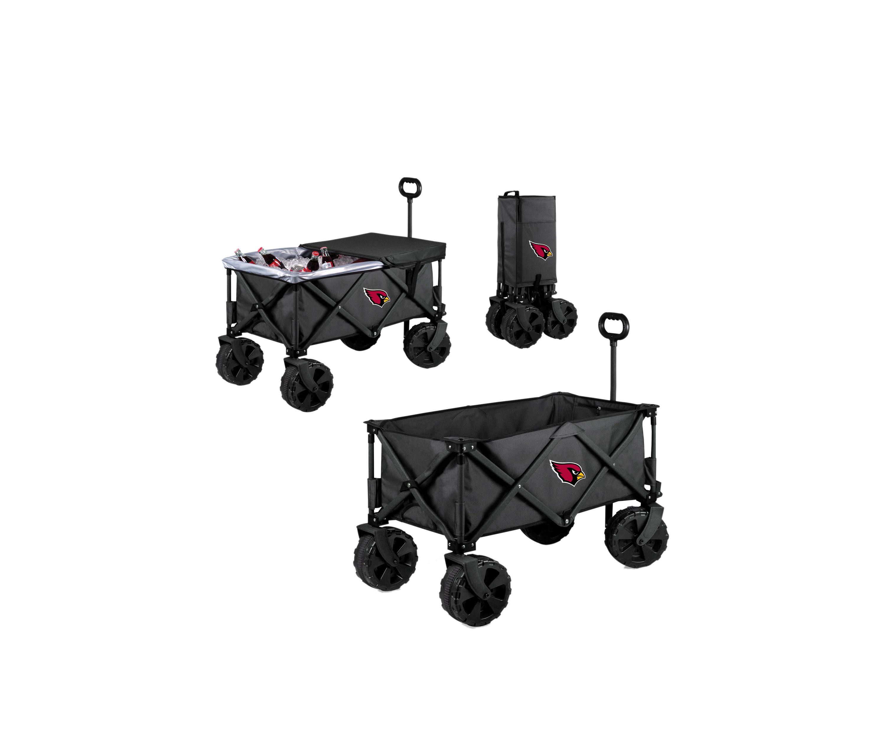 NFL Arizona Cardinals Adventure Wagon Elite All Terrain Portable Utility Wagon
