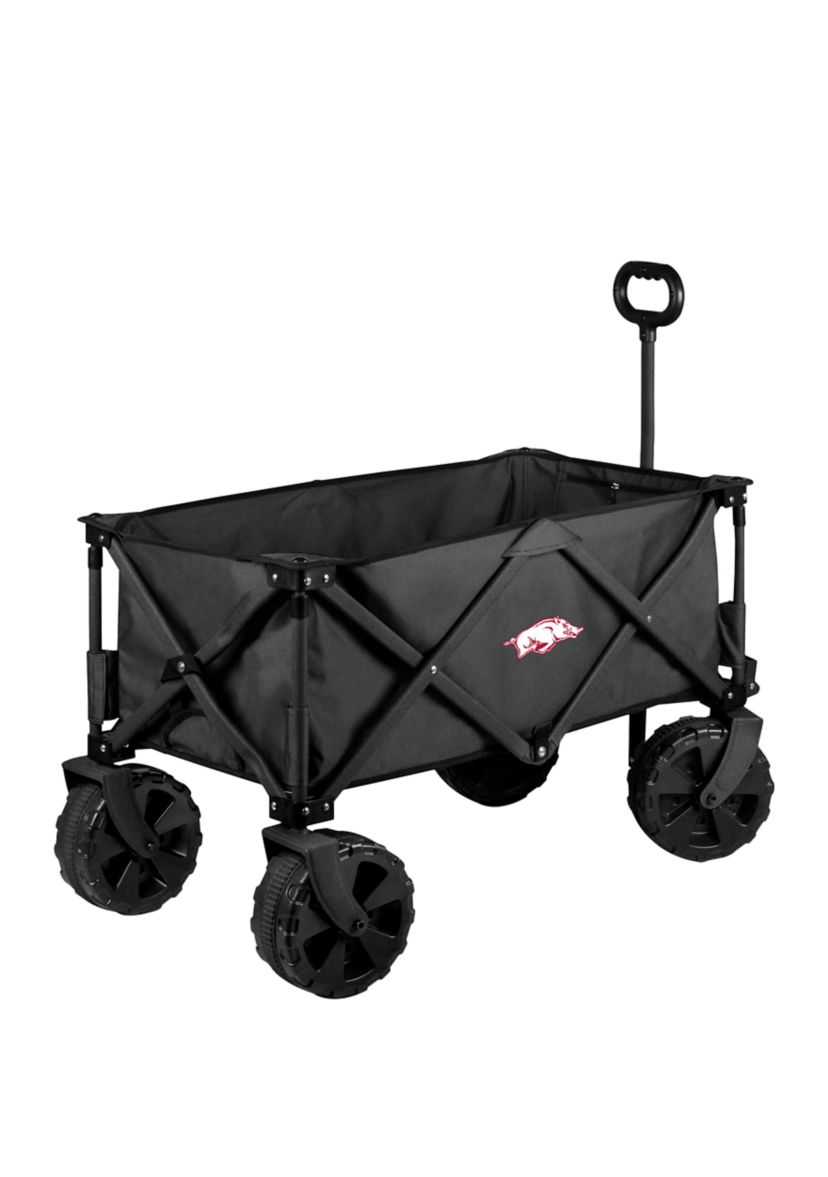 NCAA Arkansas Razorbacks Adventure Wagon Elite All Terrain Portable Utility Wagon