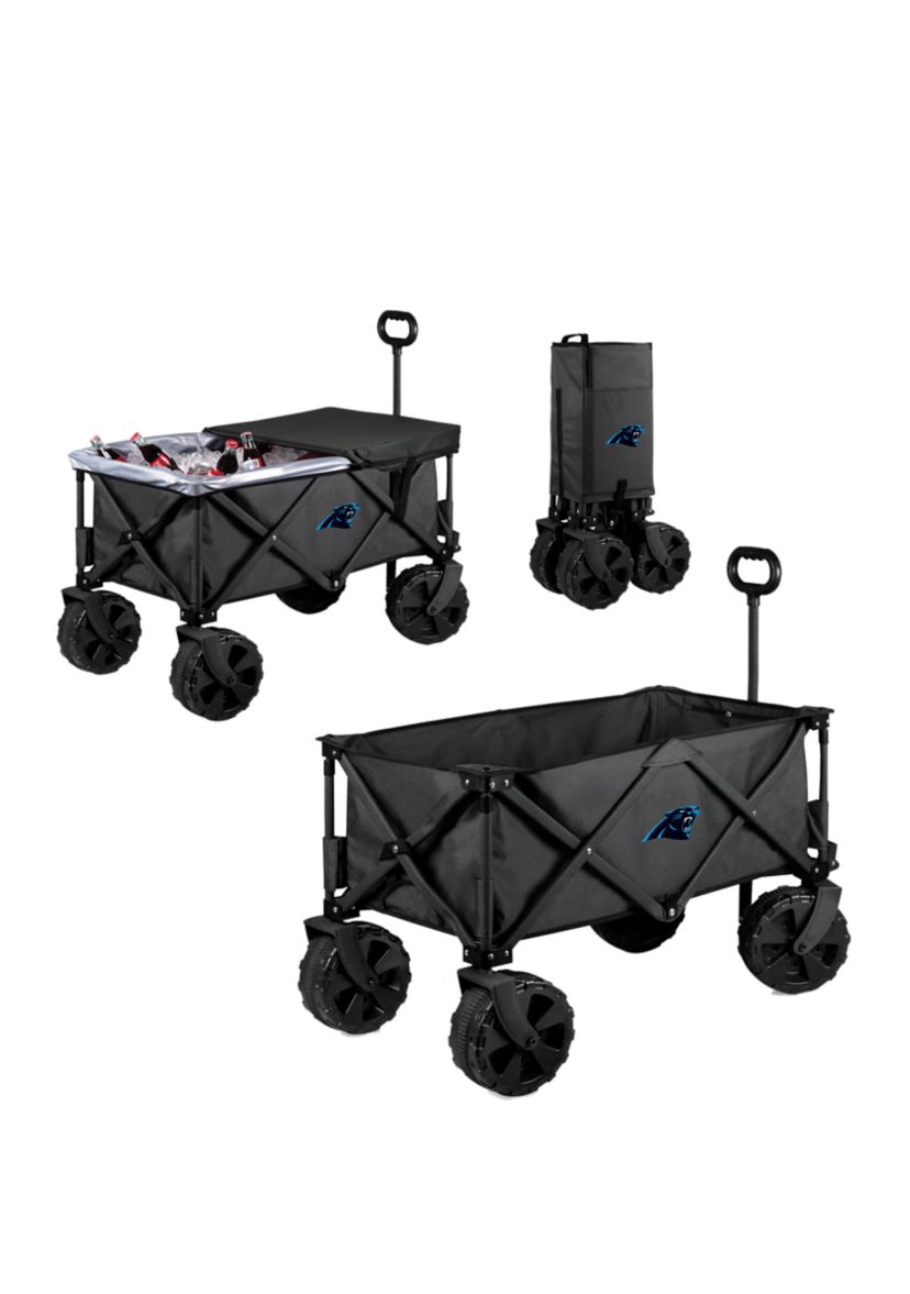 NFL Carolina Panthers Adventure Wagon Elite All Terrain Portable Utility Wagon