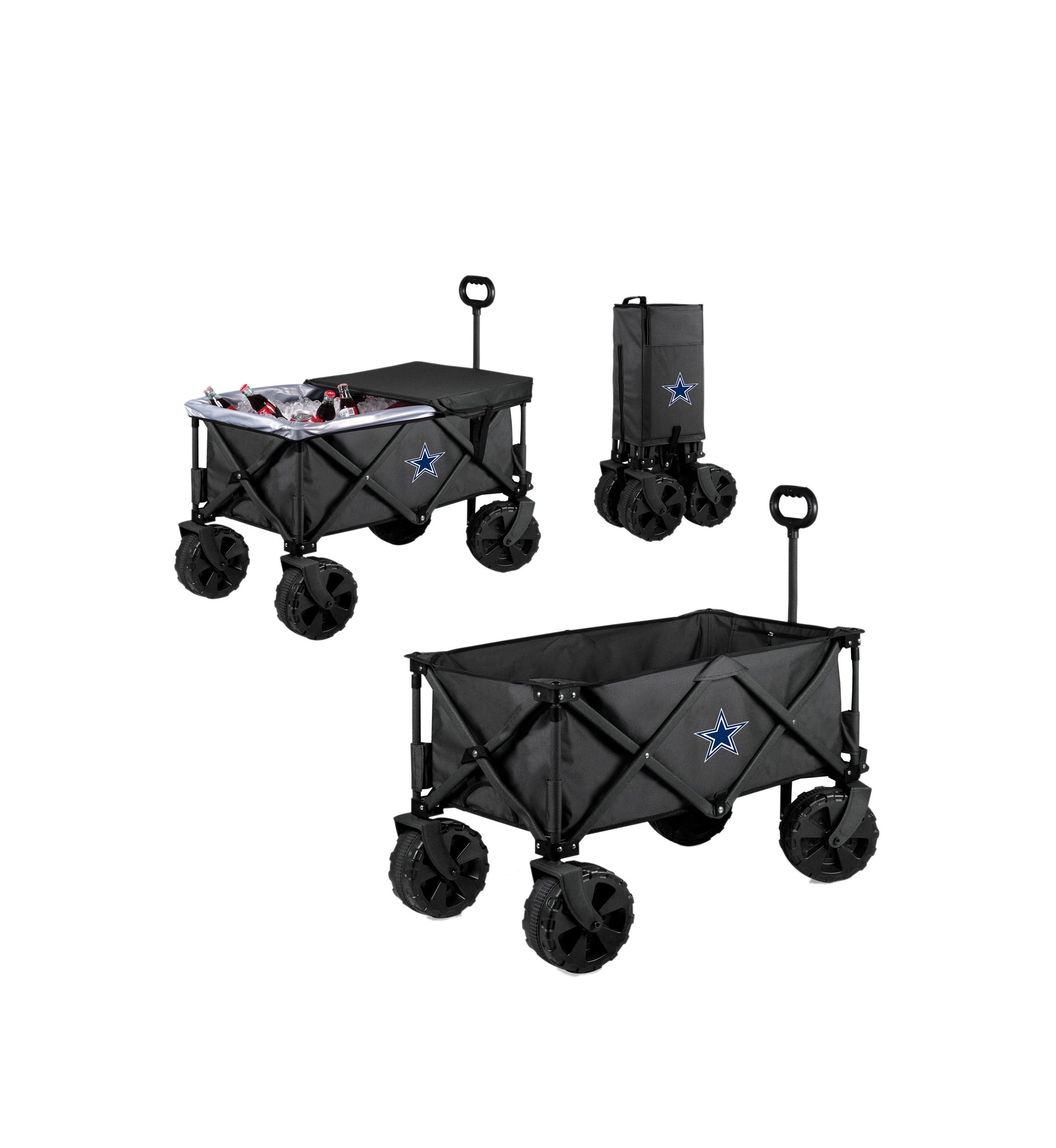 NFL Dallas Cowboys Adventure Wagon Elite All Terrain Portable Utility Wagon