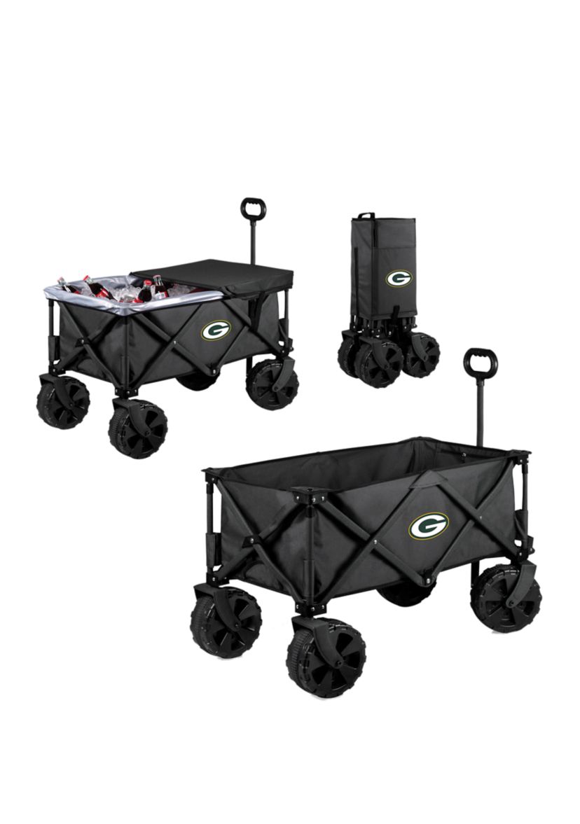 NFL Green Bay Packers Adventure Wagon Elite All Terrain Portable Utility Wagon
