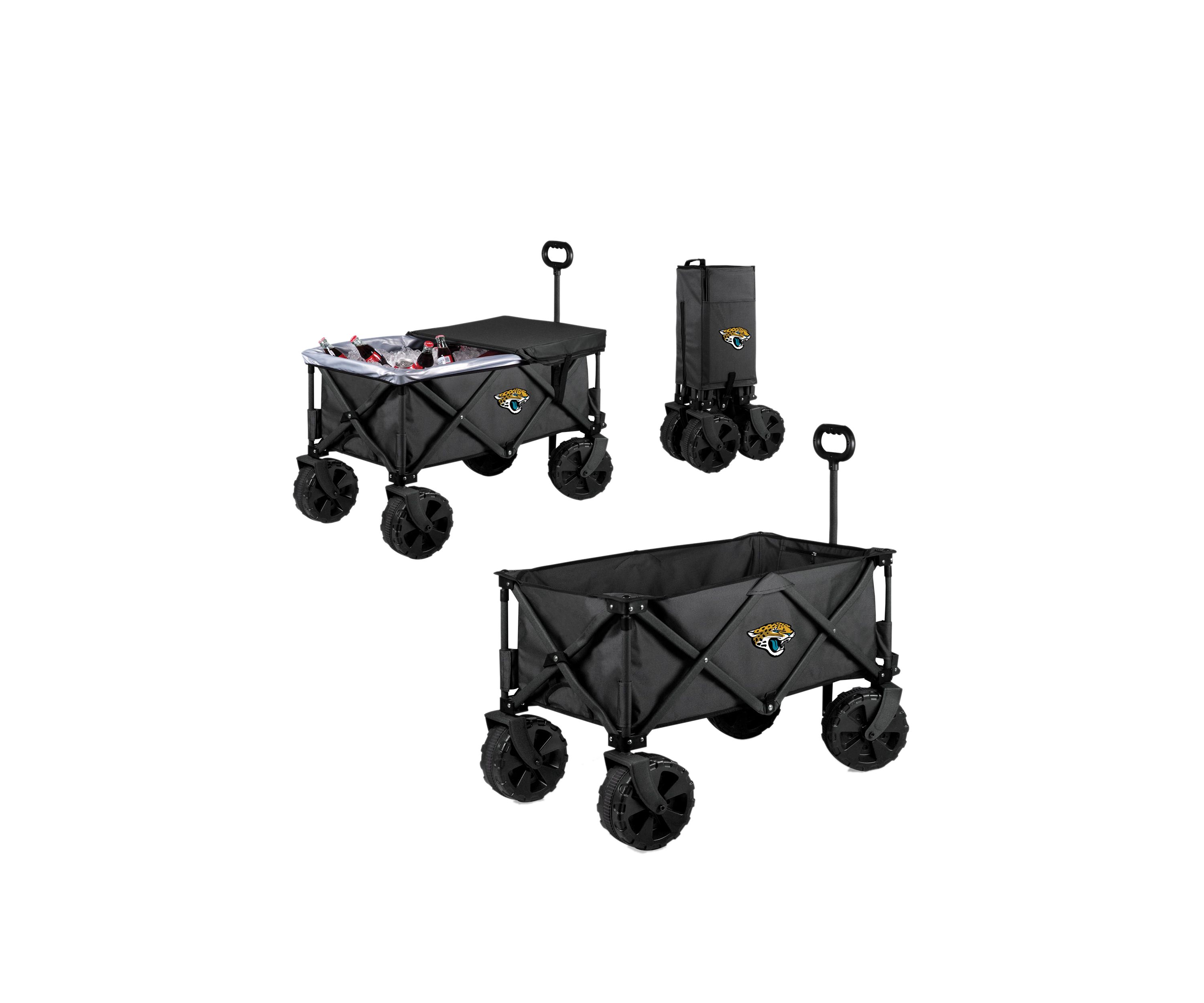 NFL Jacksonville Jaguars Adventure Wagon Elite All Terrain Portable Utility Wagon