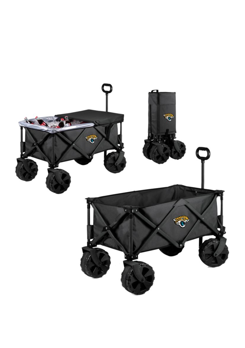 NFL Jacksonville Jaguars Adventure Wagon Elite All Terrain Portable Utility Wagon