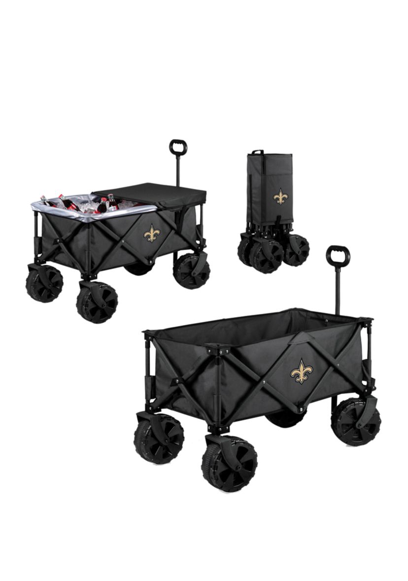 NFL New Orleans Saints Adventure Wagon Elite All Terrain Portable Utility Wagon