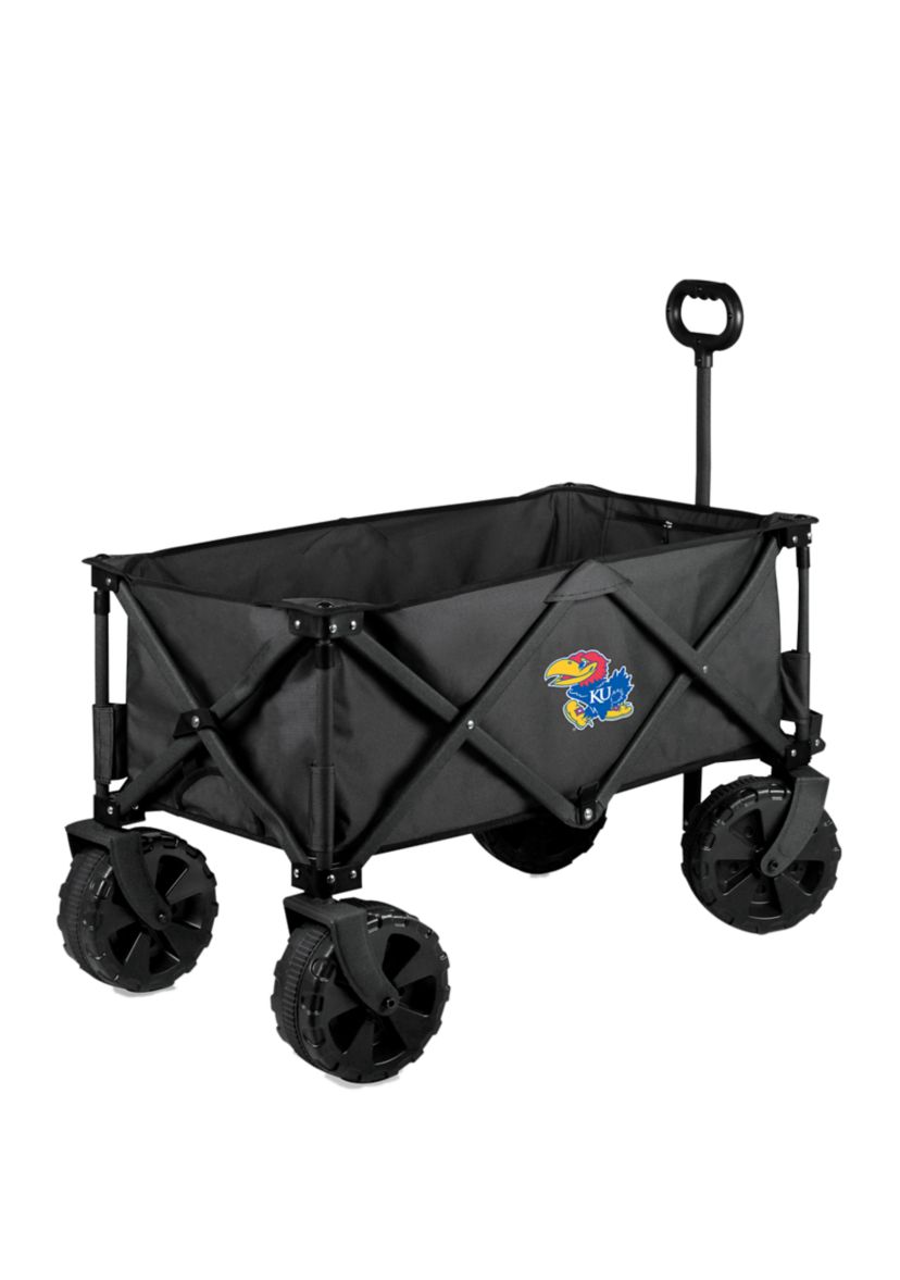 NCAA Kansas Jayhawks Adventure Wagon Elite All Terrain Portable Utility Wagon