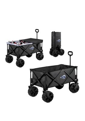 Oniva NFL Los Angeles Rams Adventure Wagon Elite All Terrain Portable Utility Wagon