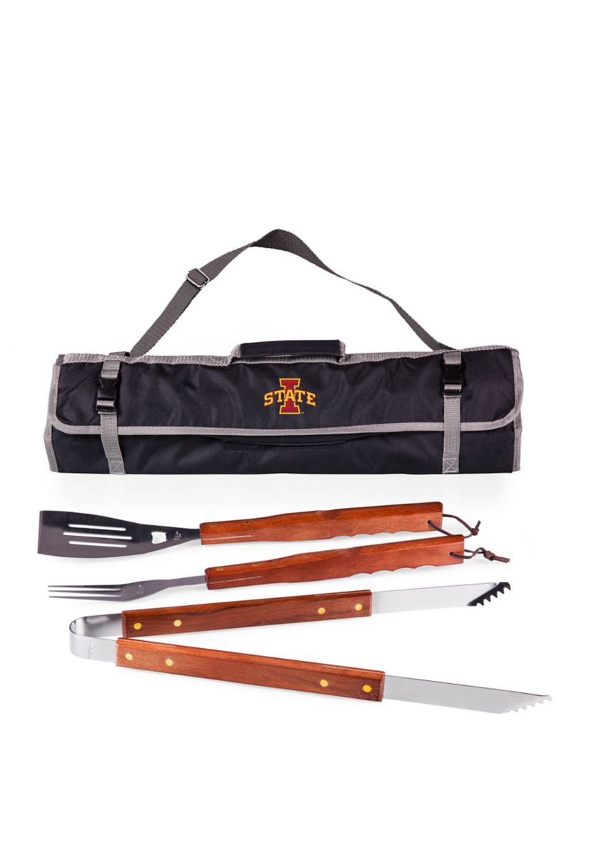 NCAA Iowa State Cyclones 3 Piece BBQ Tote and Grill Set