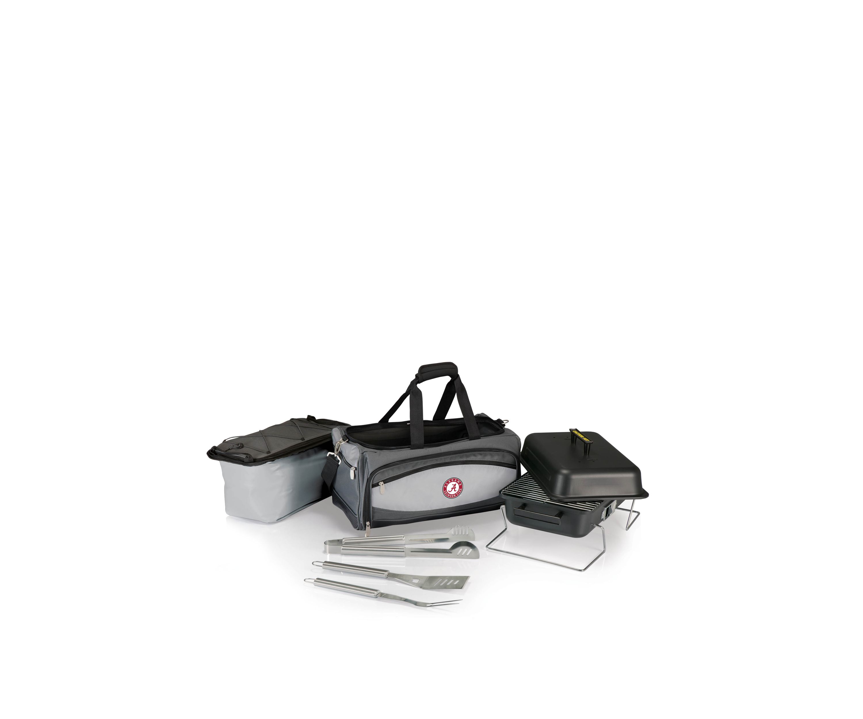 NCAA Alabama Crimson Tide Buccaneer Portable Charcoal Grill & Cooler Tote
