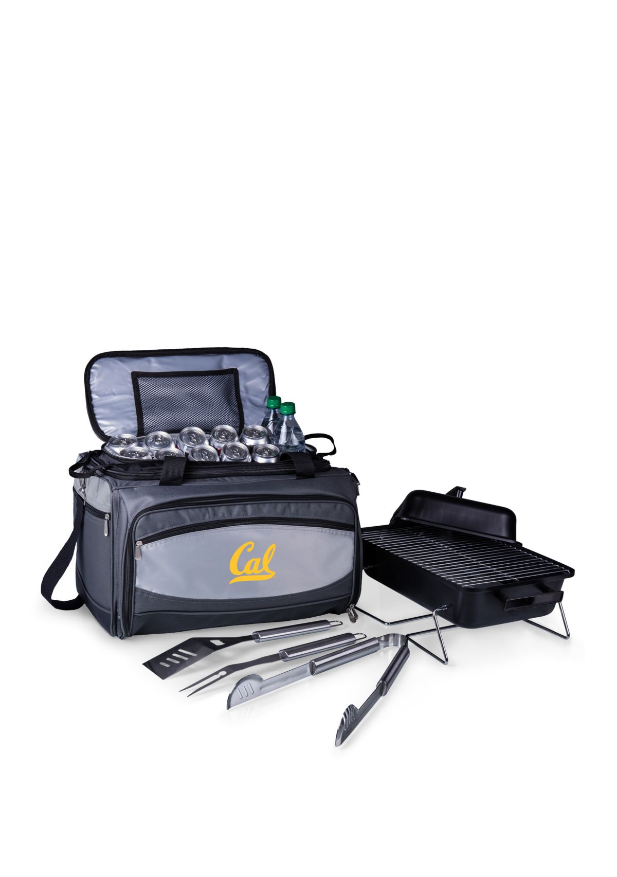 NCAA California Golden Bears Buccaneer Portable Charcoal Grill & Cooler Tote