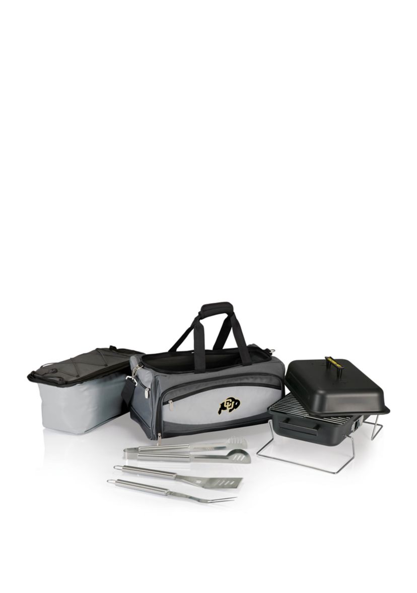 NCAA Colorado Buffaloes Buccaneer Portable Charcoal Grill and Cooler Tote