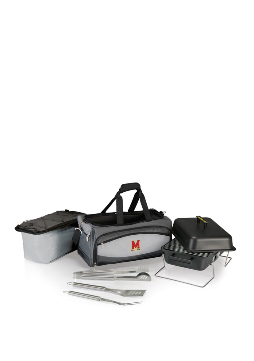 NCAA Maryland Terrapins Buccaneer Portable Charcoal Grill & Cooler Tote