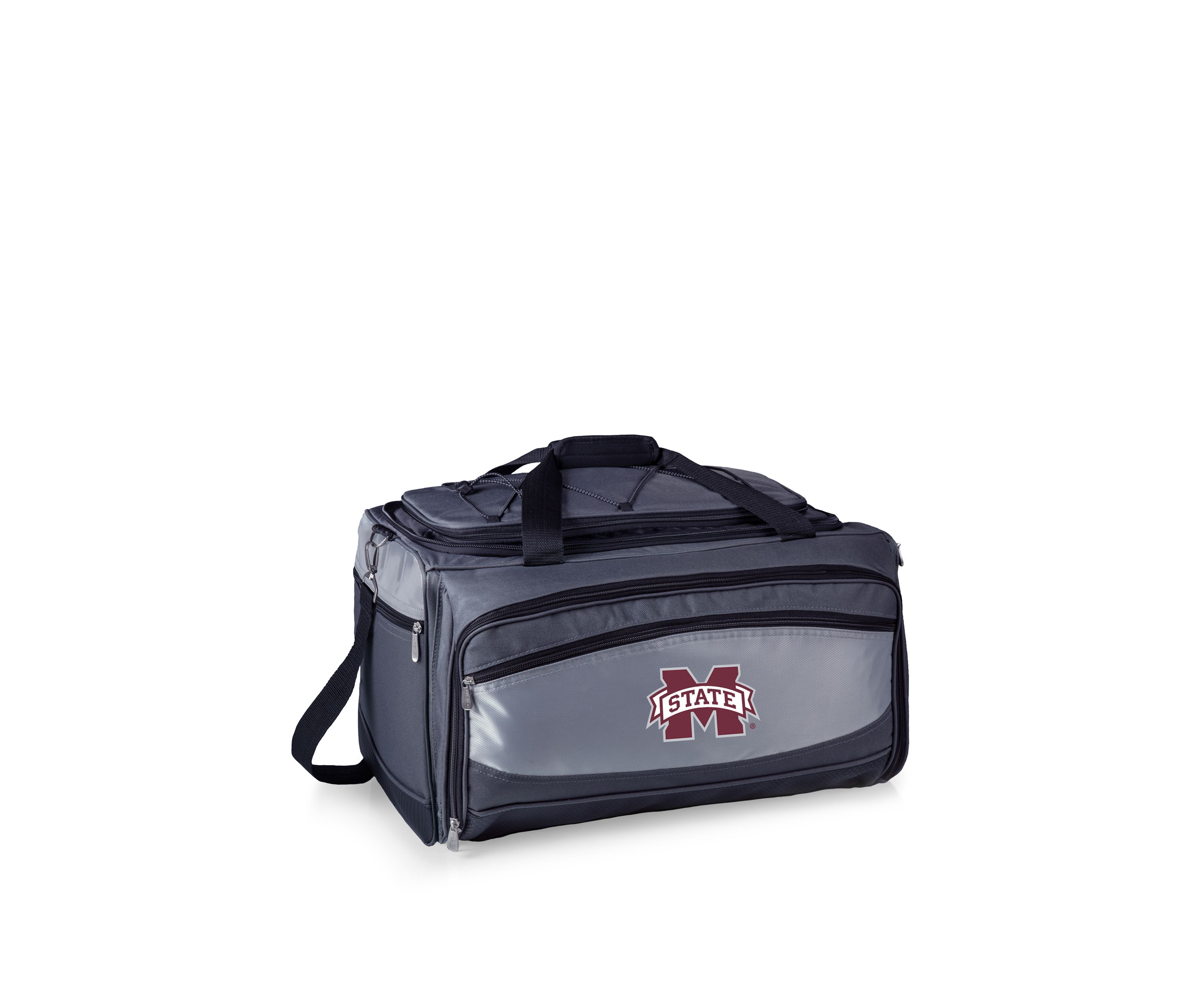 NCAA Mississippi State Bulldogs Buccaneer Portable Charcoal Grill and Cooler Tote