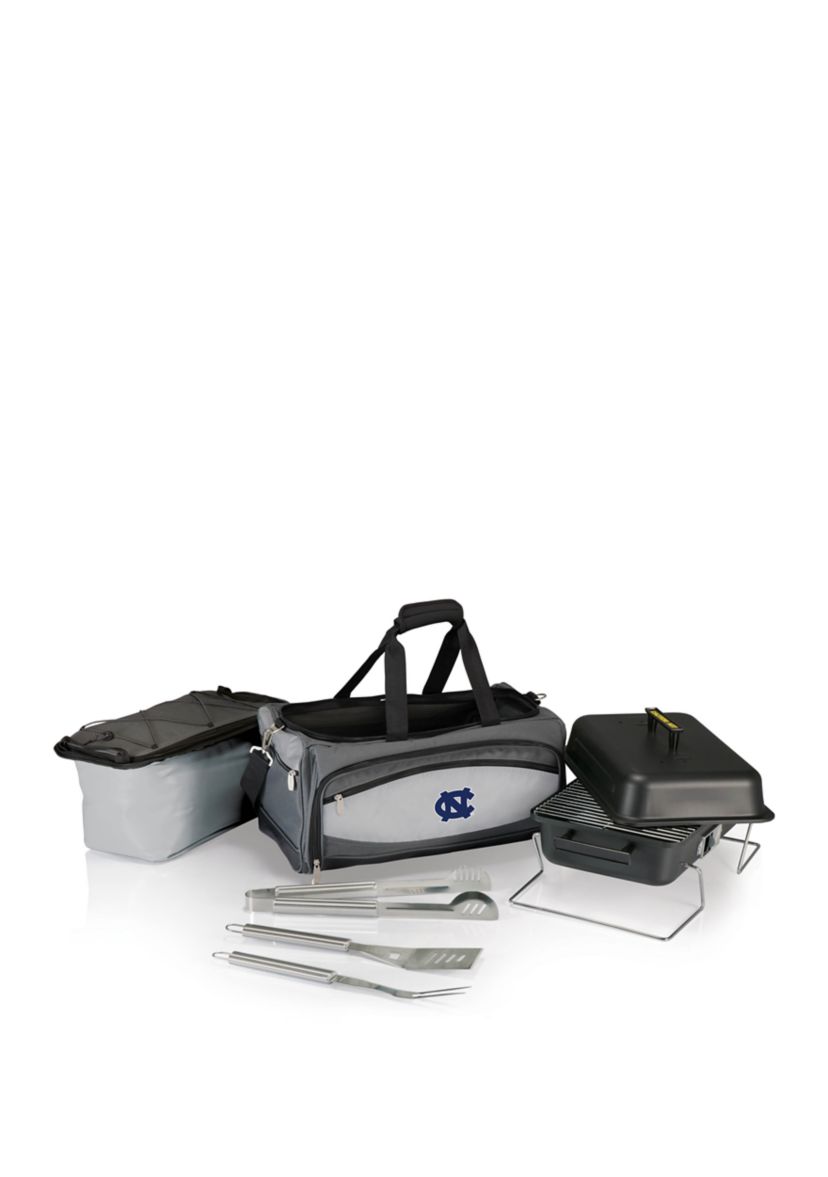 NCAA North Carolina Tar Heels Buccaneer Portable Charcoal Grill and Cooler Tote