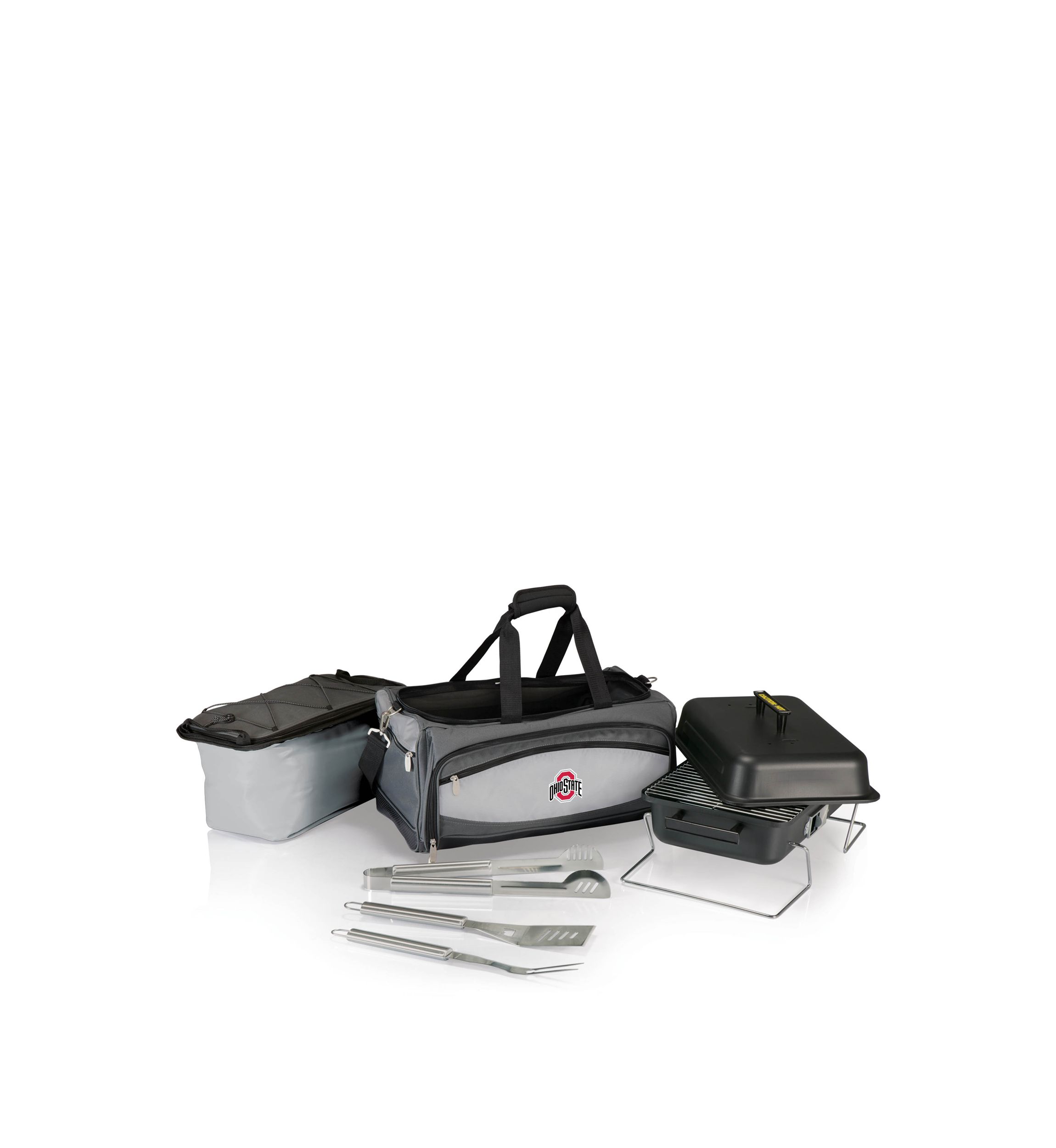 NCAA Ohio State Buckeyes Buccaneer Portable Charcoal Grill and Cooler Tote
