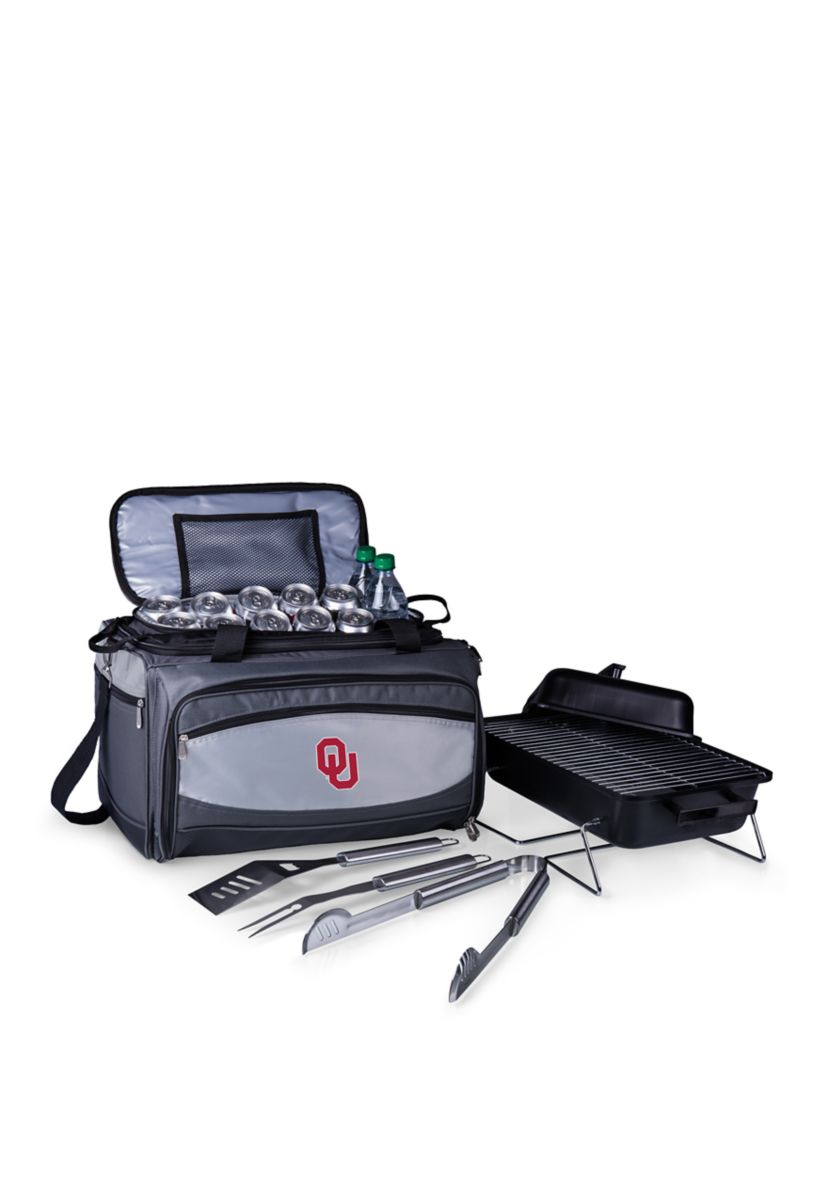 NCAA Oklahoma Sooners Buccaneer Portable Charcoal Grill & Cooler Tote
