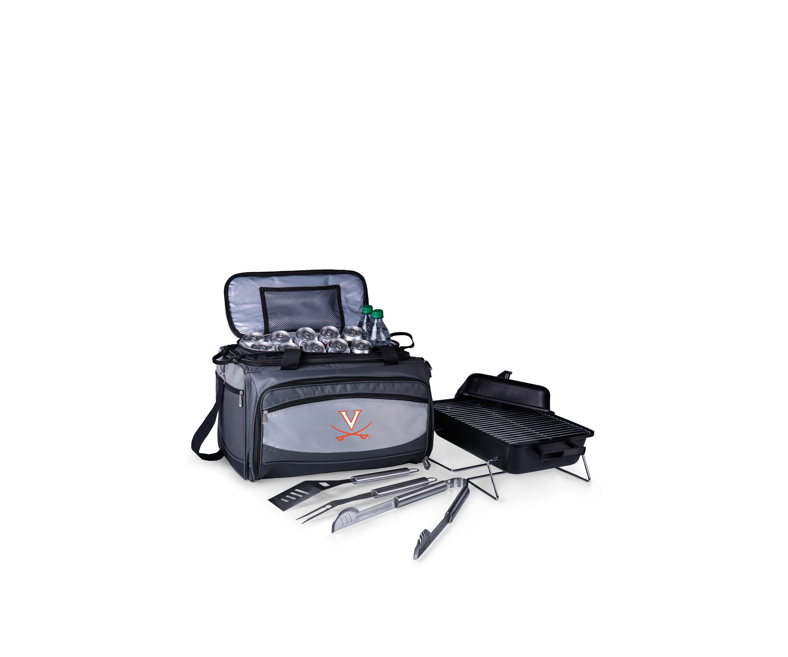 NCAA Virginia Cavaliers Buccaneer Portable Charcoal Grill & Cooler Tote