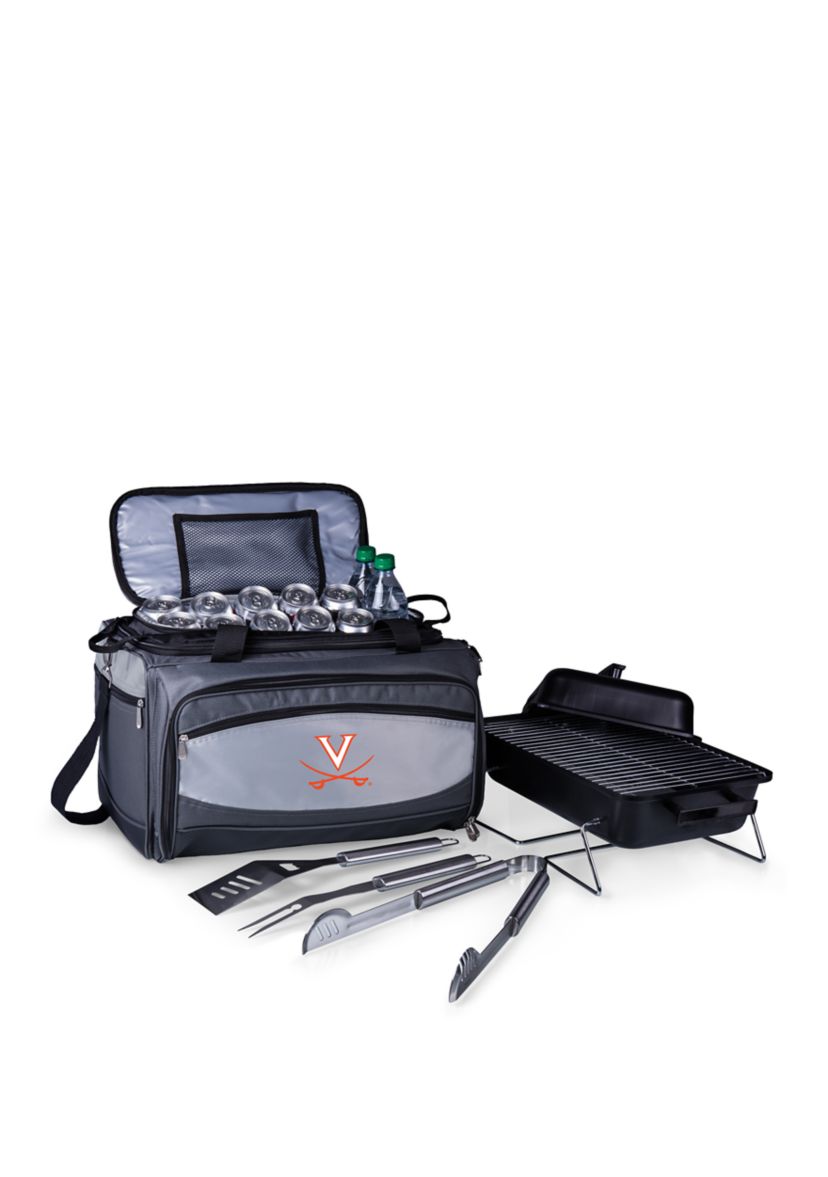 NCAA Virginia Cavaliers Buccaneer Portable Charcoal Grill & Cooler Tote