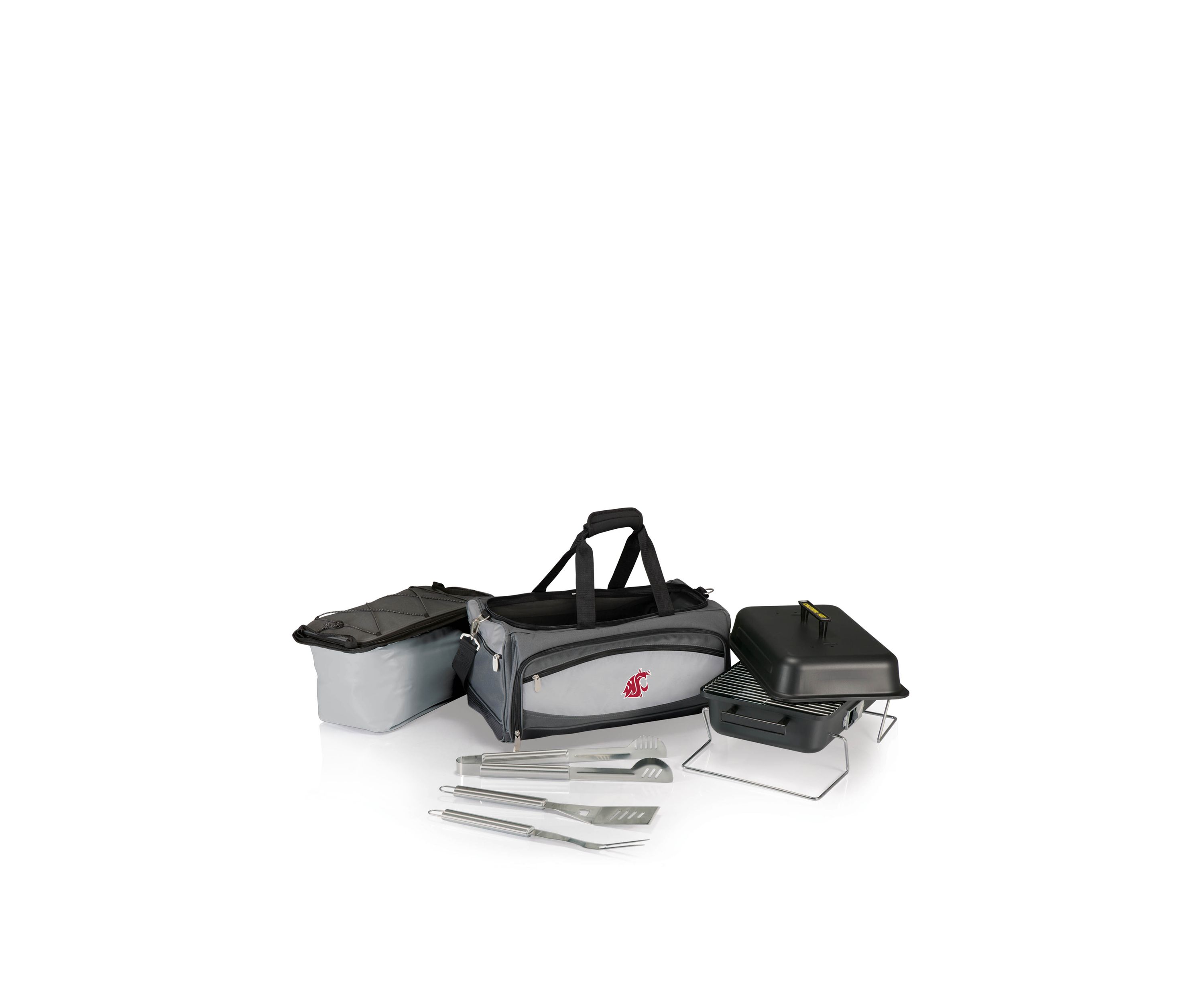NCAA Washington State Cougars Buccaneer Portable Charcoal Grill & Cooler Tote