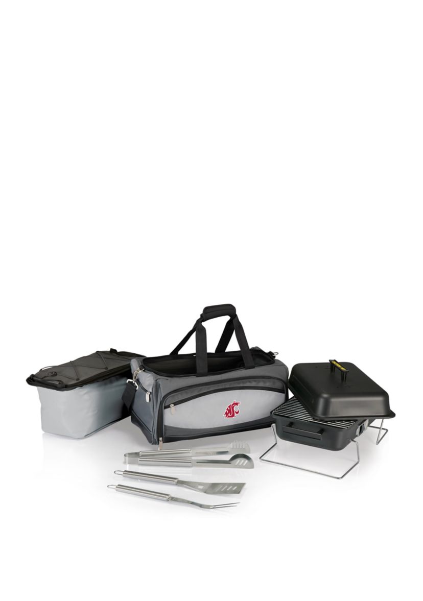 NCAA Washington State Cougars Buccaneer Portable Charcoal Grill & Cooler Tote
