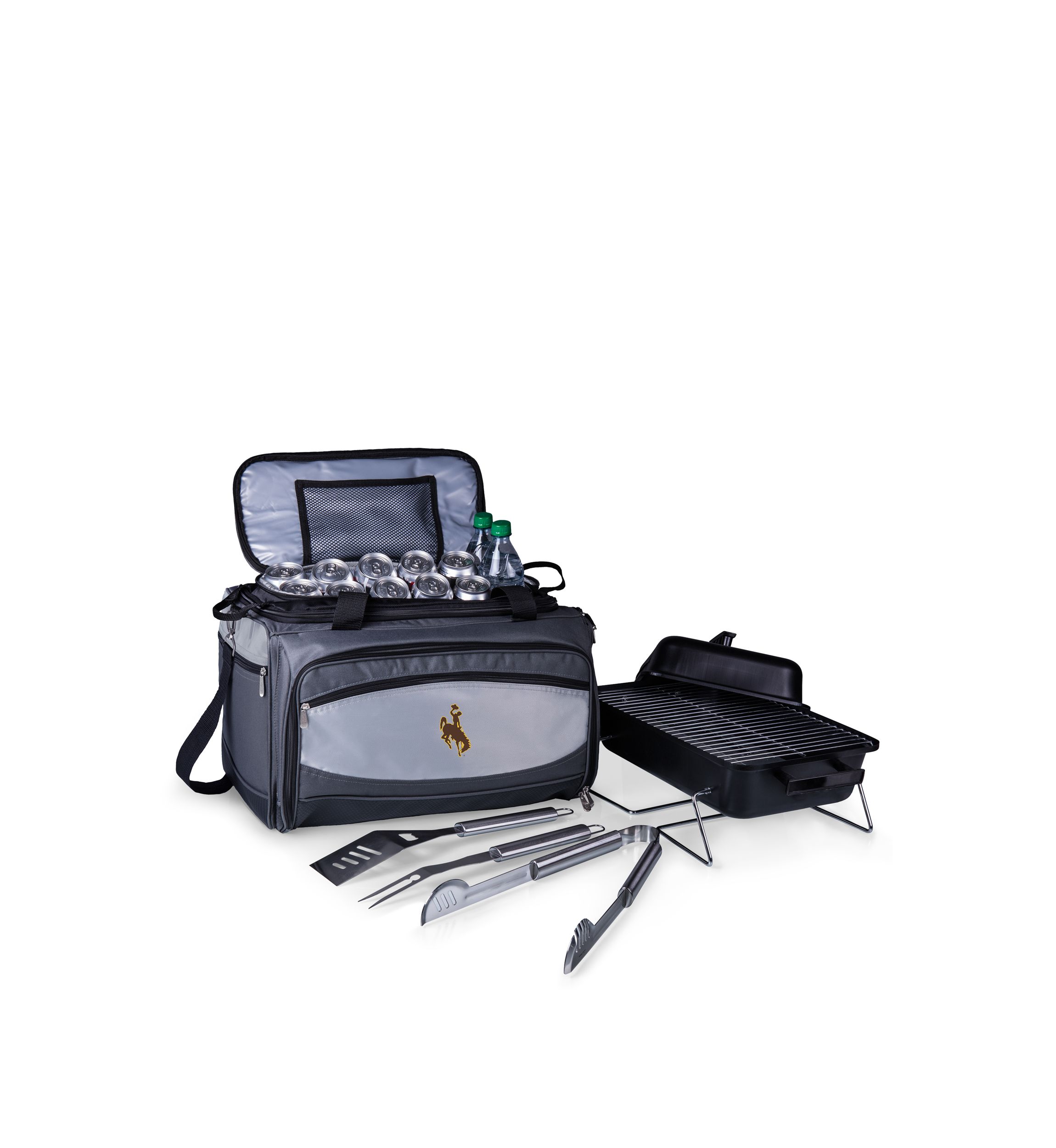  NCAA Wyoming Cowboys Buccaneer Portable Charcoal Grill & Cooler Tote