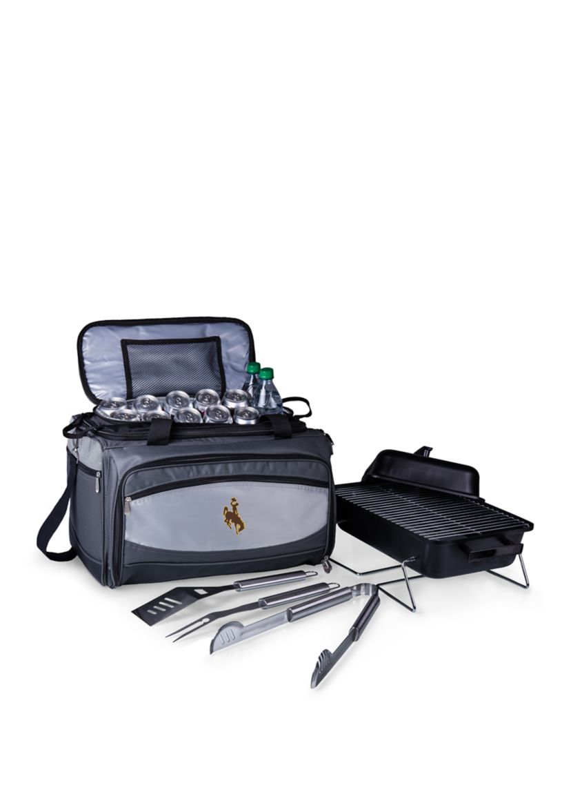  NCAA Wyoming Cowboys Buccaneer Portable Charcoal Grill & Cooler Tote