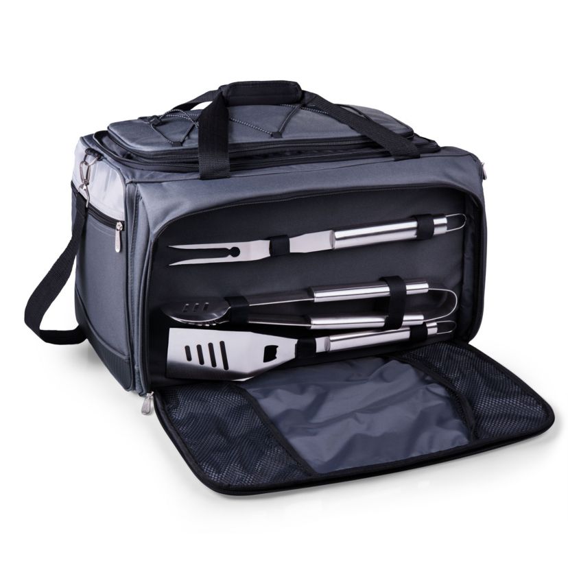 NCAA East Carolina Pirates Buccaneer Portable Charcoal Grill and Cooler Tote