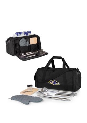 Oniva NFL Baltimore Ravens BBQ Kit Grill Set & Cooler, Black