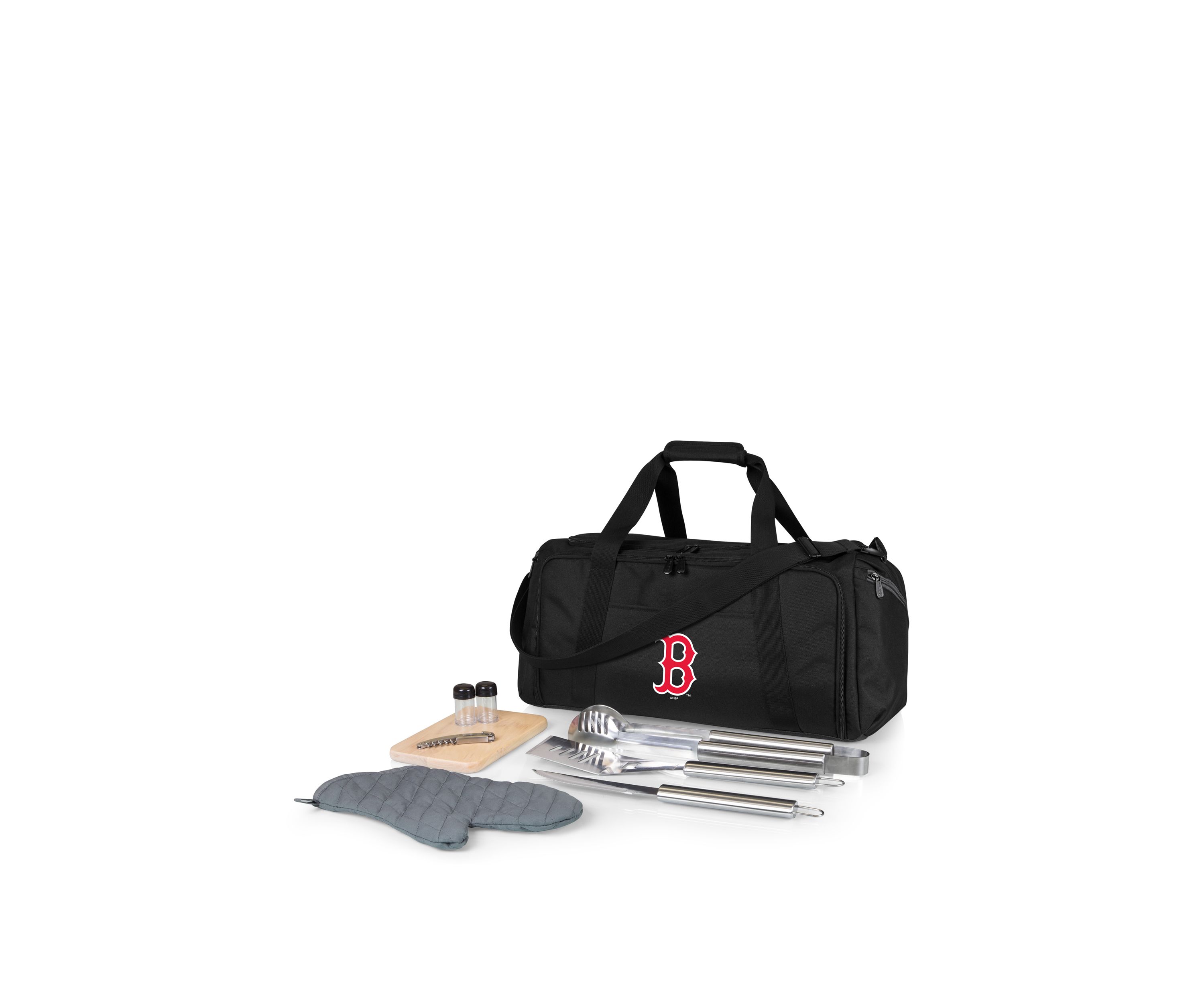 MLB Boston Red Sox BBQ Kit Grill Set & Cooler