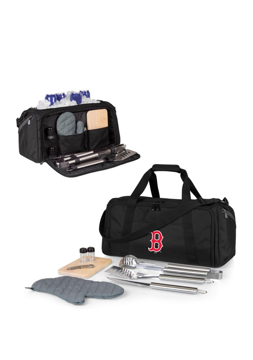 MLB Boston Red Sox BBQ Kit Grill Set & Cooler