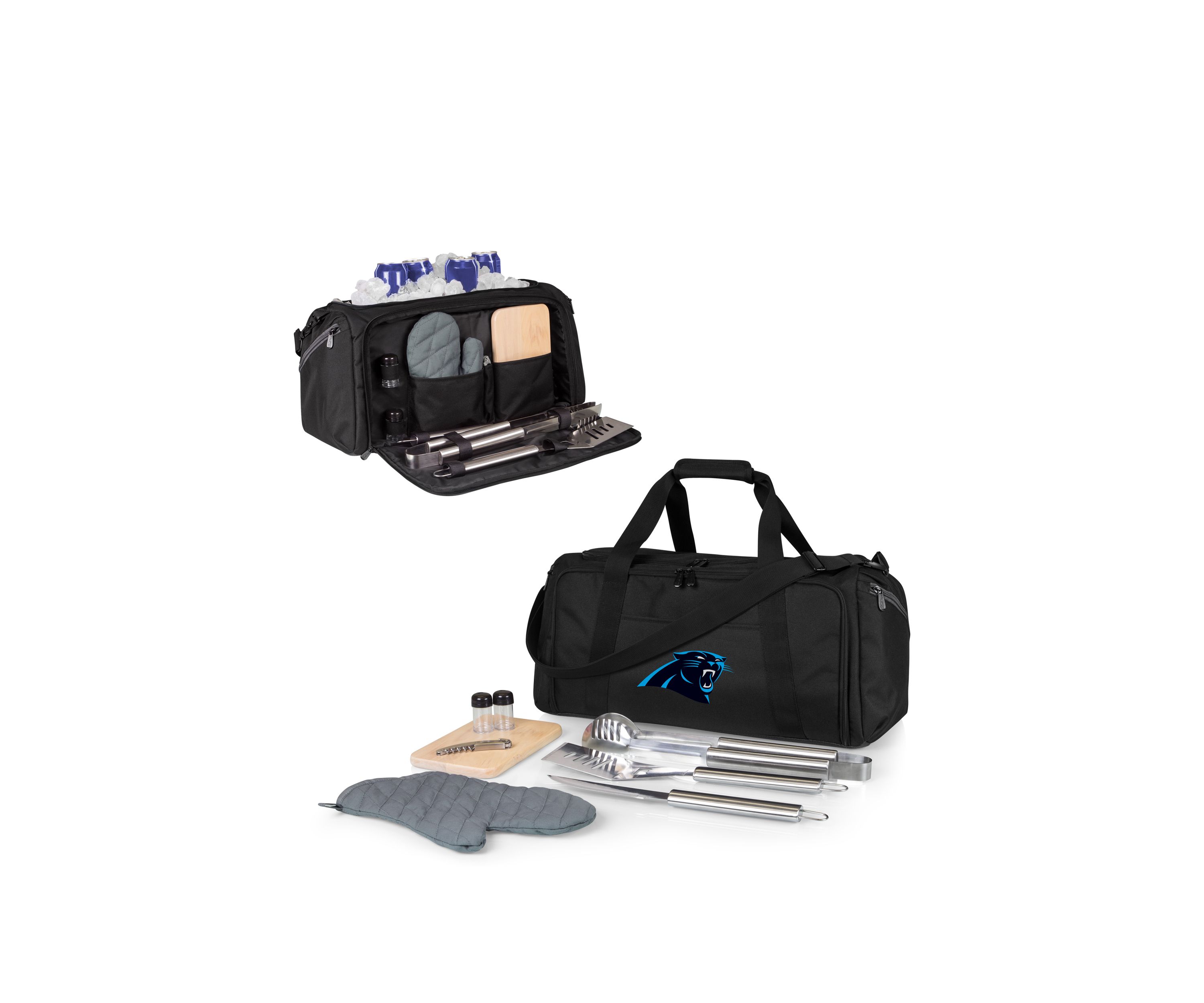 NFL Carolina Panthers BBQ Kit Grill Set & Cooler