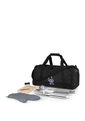 Oniva MLB Colorado Rockies BBQ Kit Grill Set & Cooler