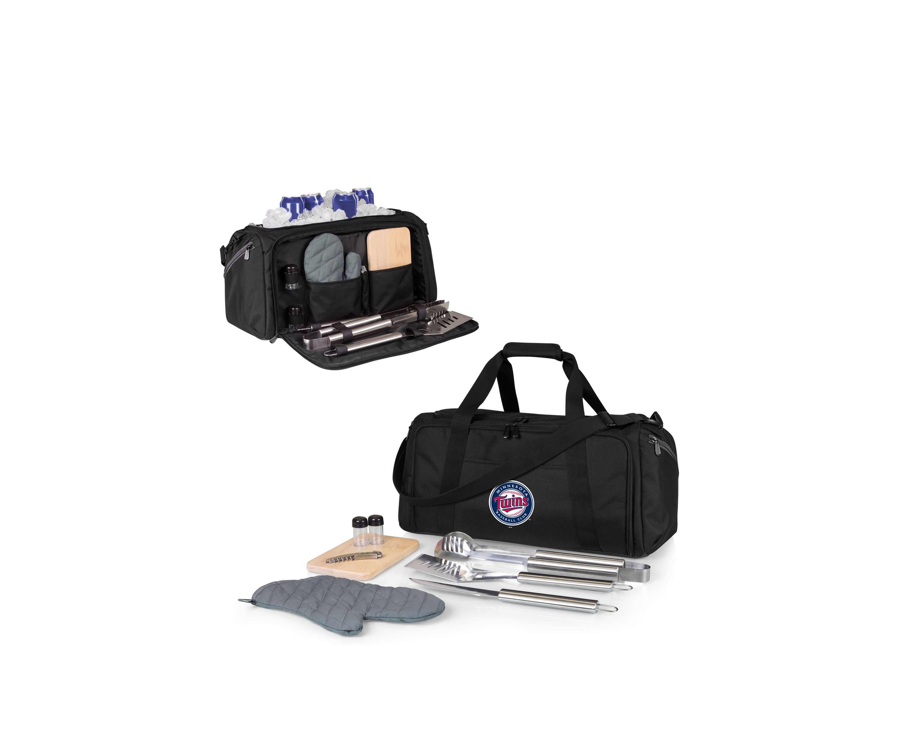 MLB Minnesota Twins BBQ Kit Grill Set & Cooler