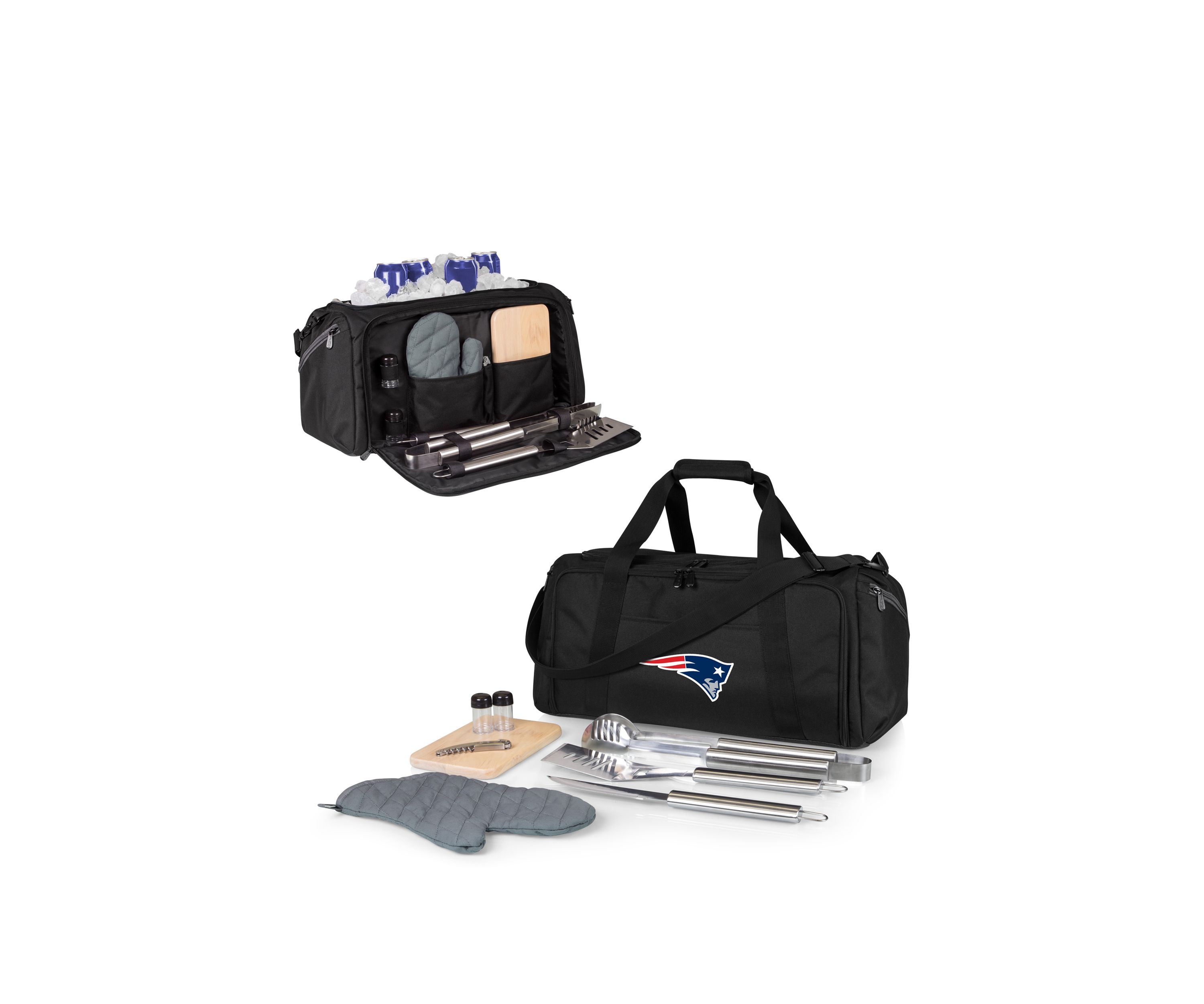 NFL New England Patriots BBQ Kit Grill Set & Cooler