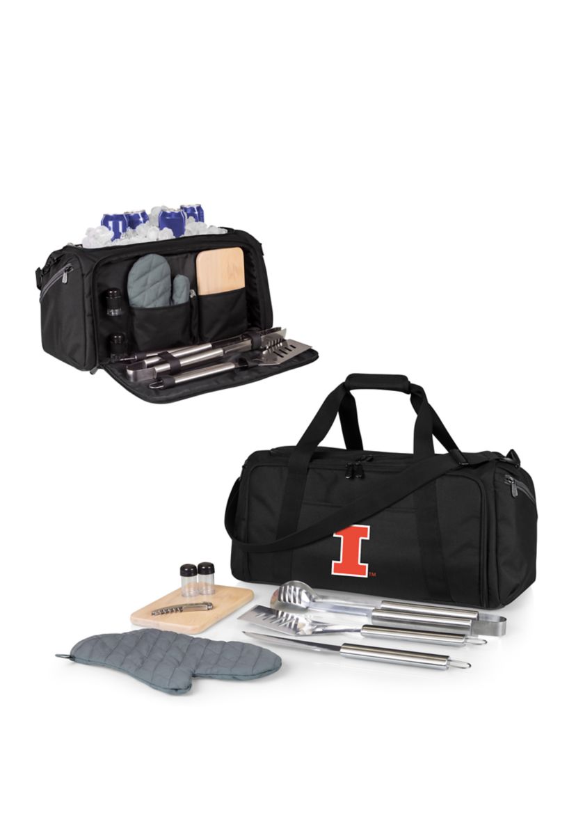 NCAA Illinois Fighting Illini BBQ Kit Grill Set & Cooler
