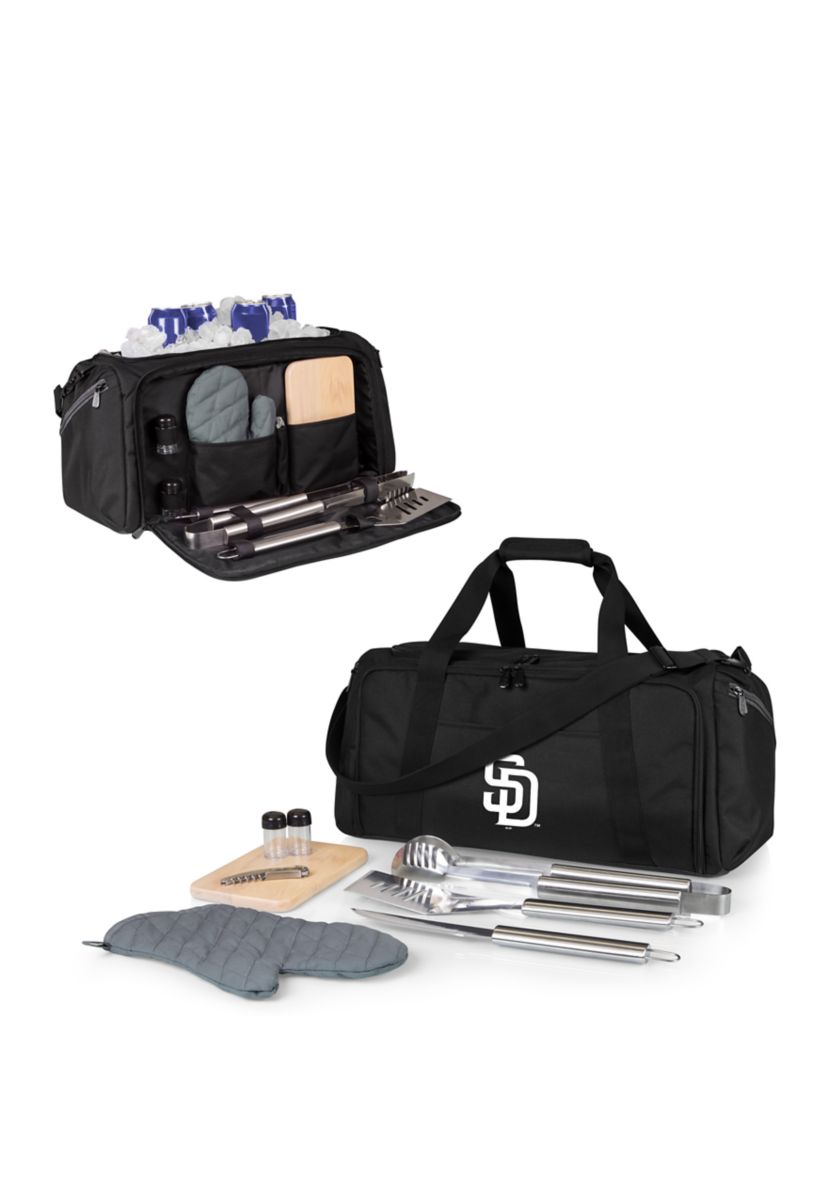 MLB San Diego Padres BBQ Kit Grill Set & Cooler