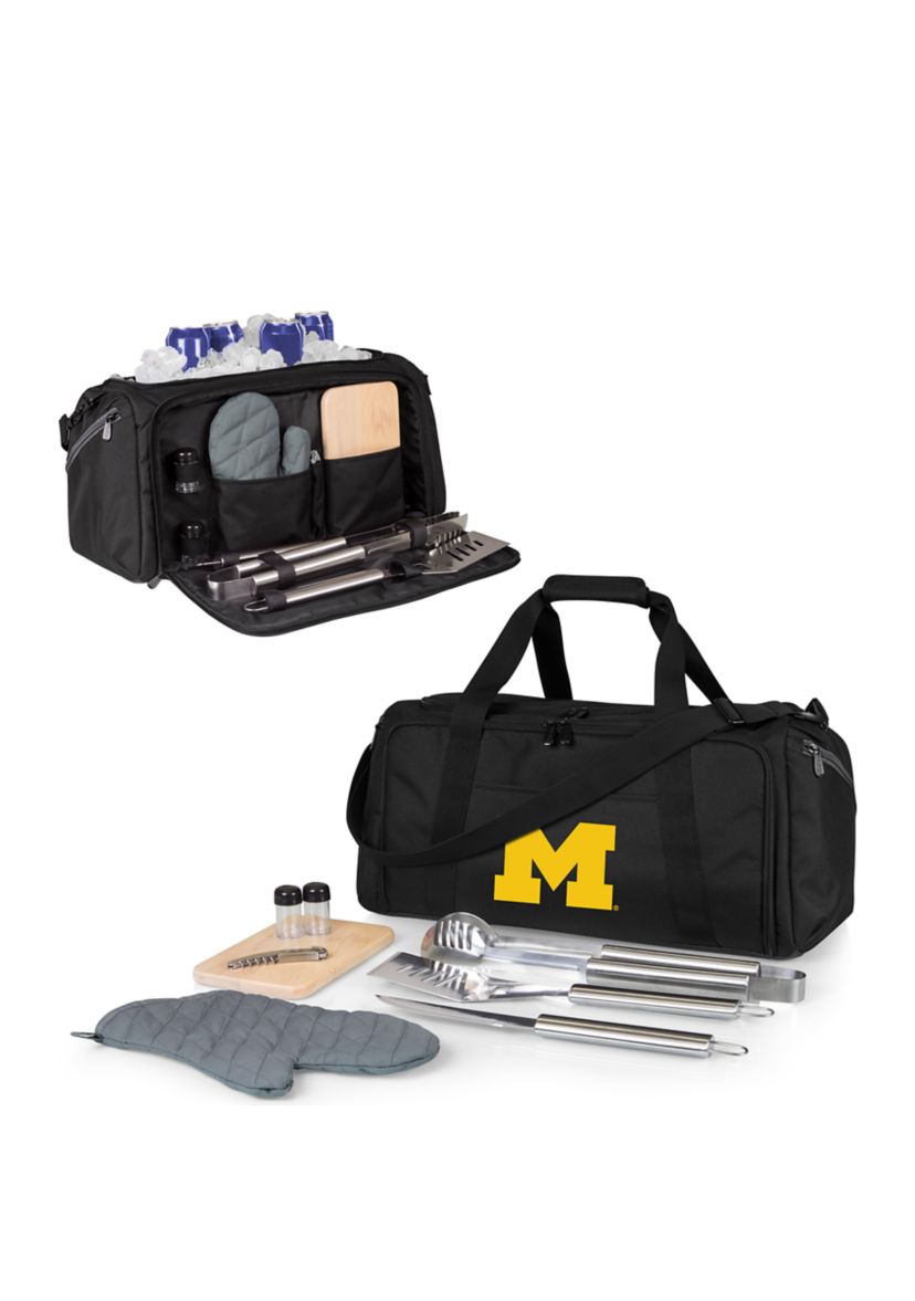 NCAA Michigan Wolverines BBQ Kit Grill Set & Cooler