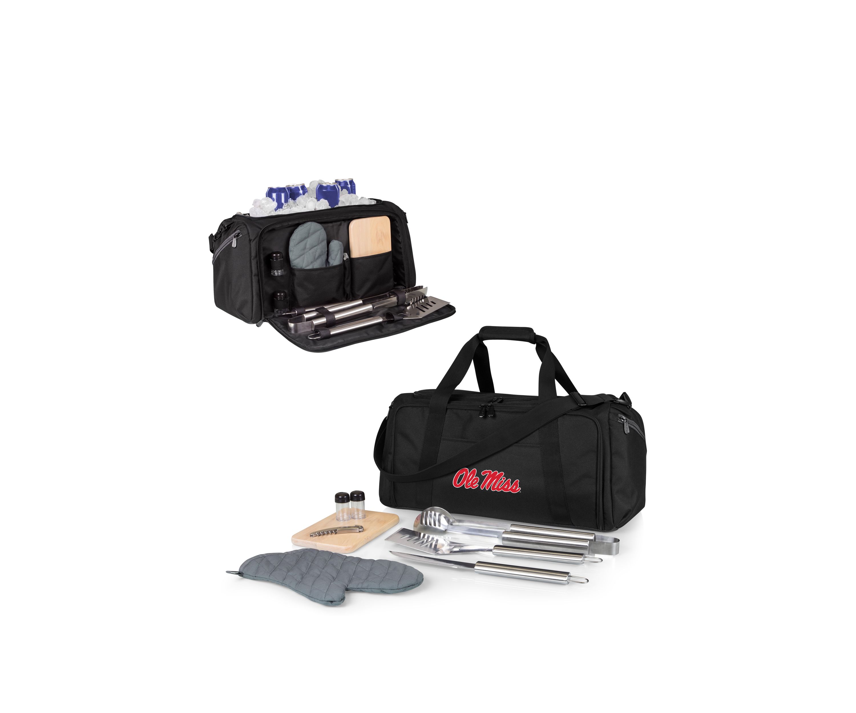 NCAA Ole Miss Rebels BBQ Kit Grill Set & Cooler