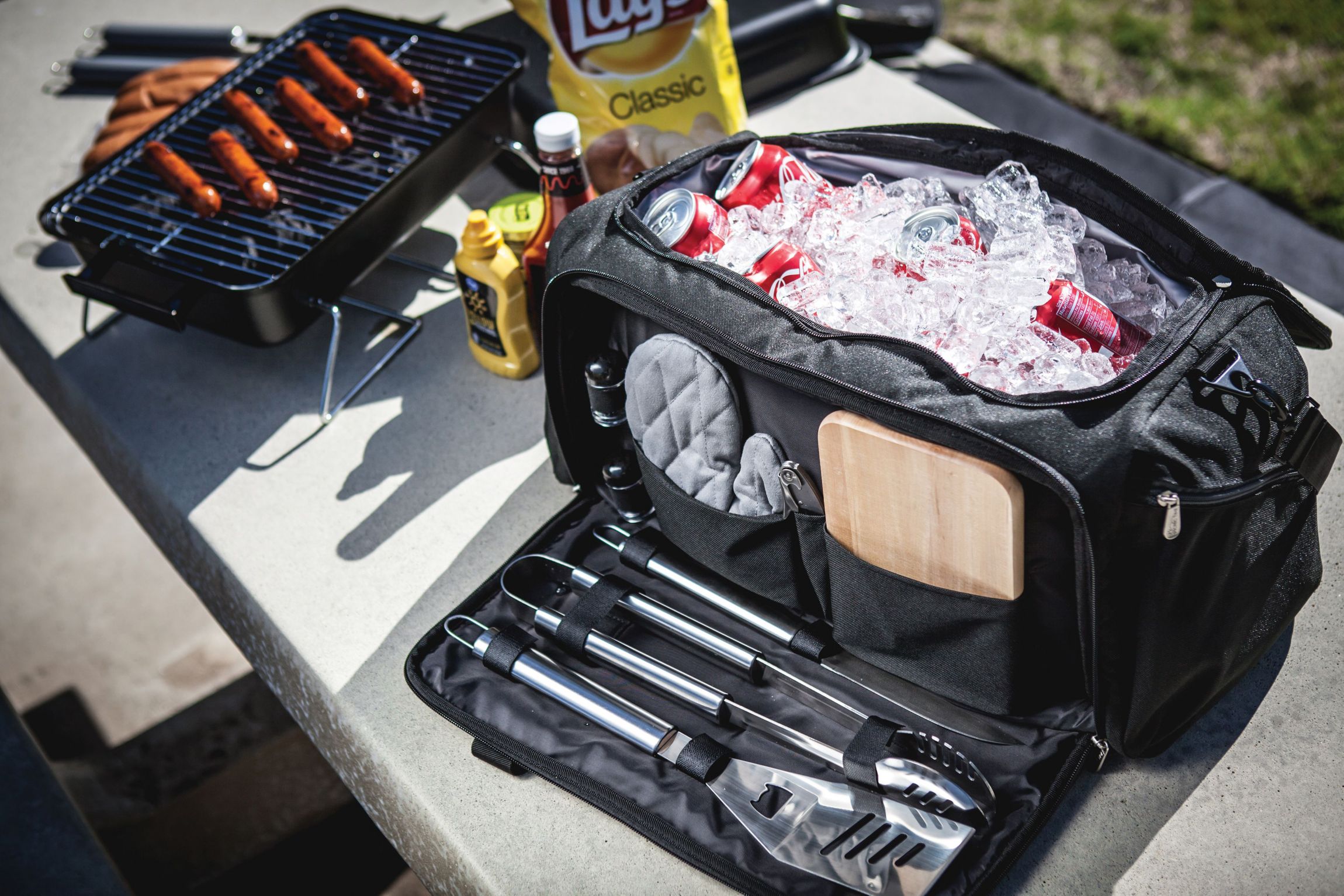 NFL Washington Commanders BBQ Kit Grill Set & Cooler